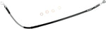 Moose Racing Stainless Steel Braided Brake Hose For Honda CR125 2005-2007 Rear - Silver