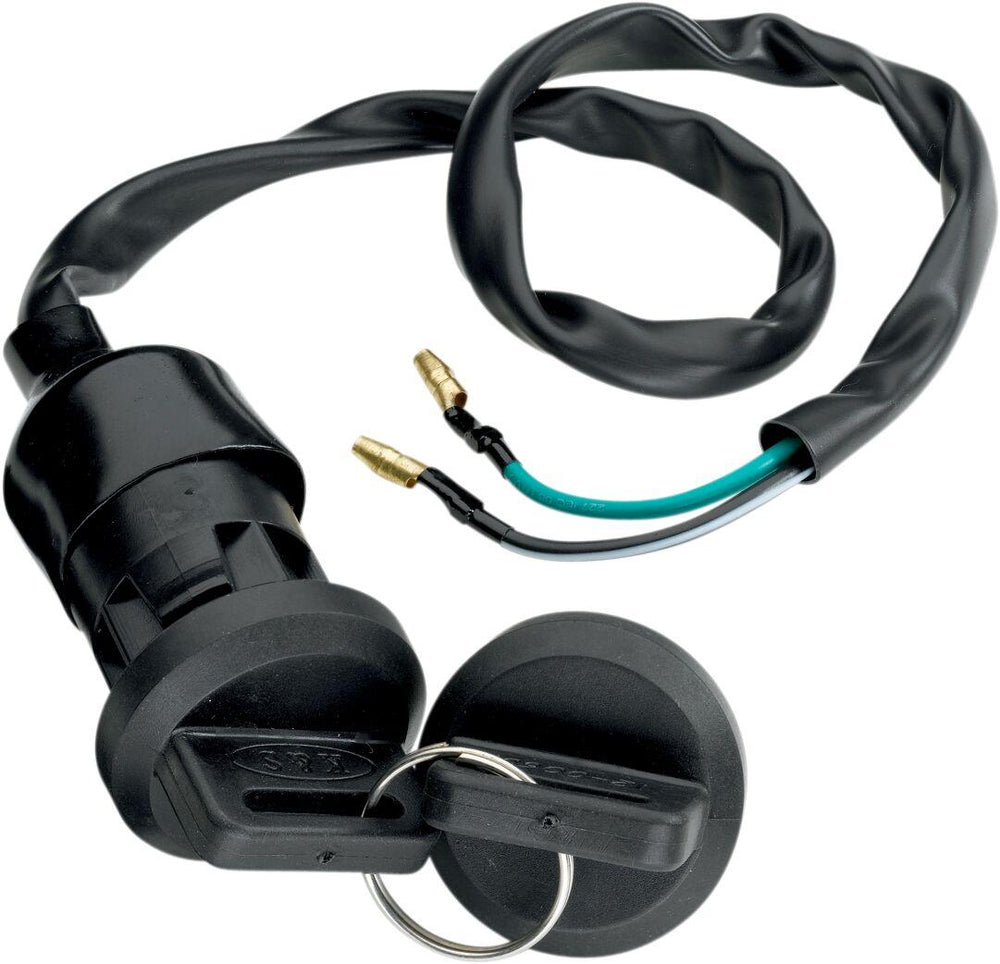 Moose Racing Universal Keyed On Off Lock Set Switch For Honda CRF50 F 2004-2007 - Black