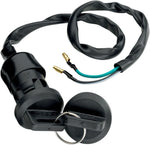 Moose Racing Universal Keyed On Off Lock Set Switch For Honda CRF50 F 2004-2007 - Black