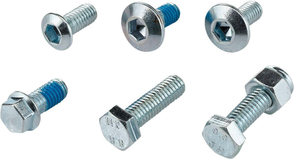 Moose Racing Brake Disc Bolt Kit For Gas Gas EC300 Racing 2012 - Nickel Silver