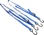 Moose Racing Extra Long Heavy Duty Tie Down Straps 213cm - Blue