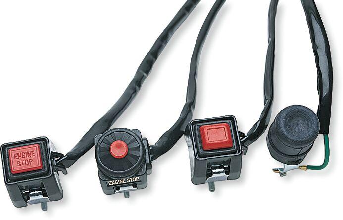 Moose Racing Kill Switch For Yamaha WR400F 1998 - Black Red