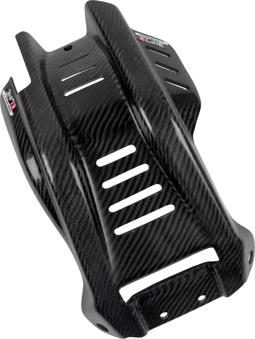 Moose Racing Carbon Fibre Skid Plate For Gas Gas MC125 2024 - Black
