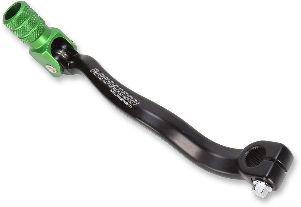 Moose Racing Forged Gear Pedal For Kawasaki KX65 2000-2019 - Black Green