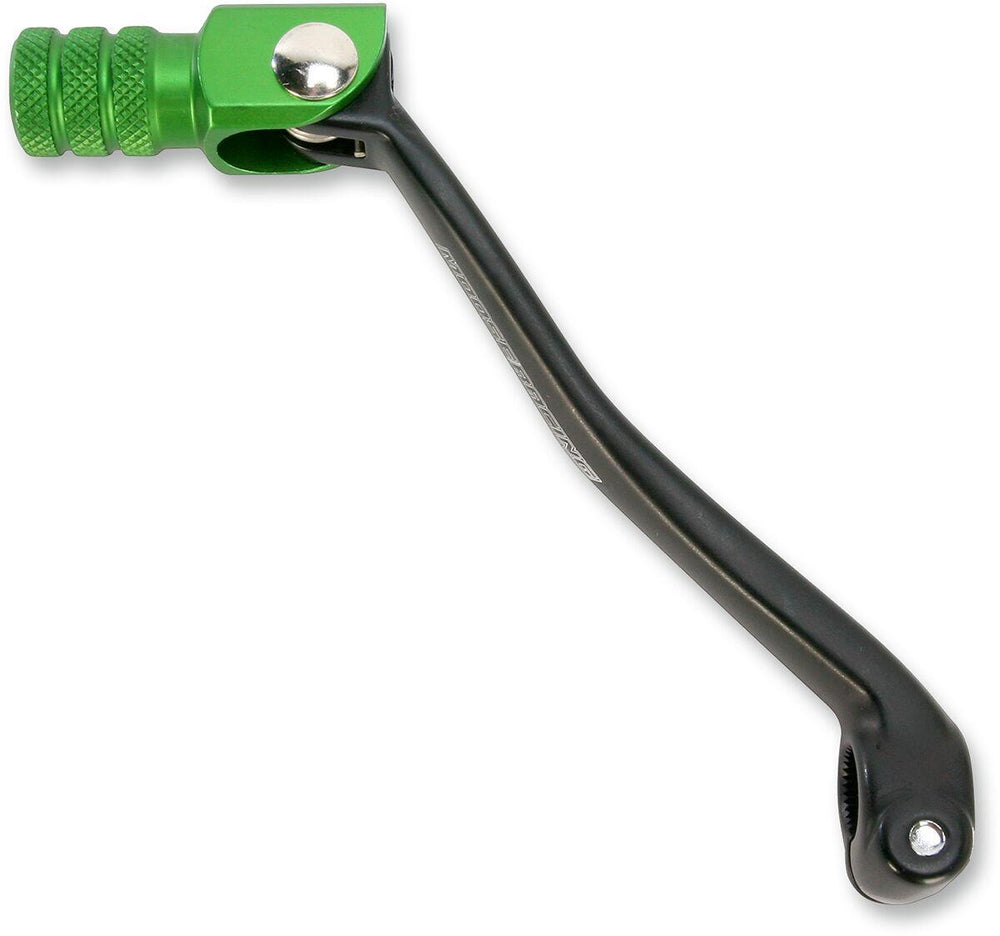 Moose Racing Forged Gear Pedal For Kawasaki KLX450R 2008 - Black Green