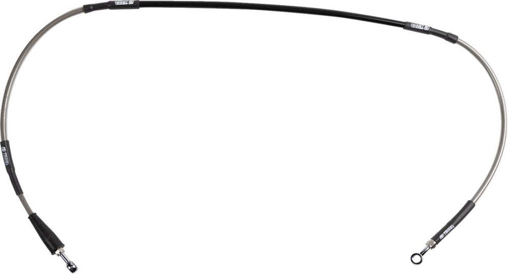 Moose Racing Stainless Steel  Brake Hose For Suzuki RMZ250 2019-2023 Front - Braided