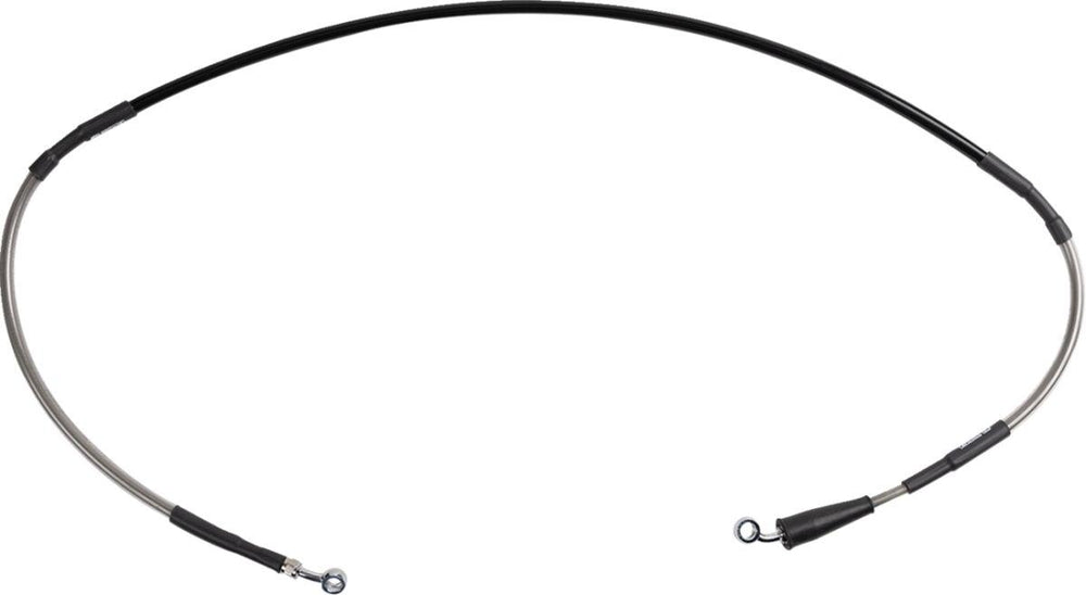 Moose Racing Stainless Steel  Brake Hose For Suzuki RMX450 Z 2010-2019 Front - Braided