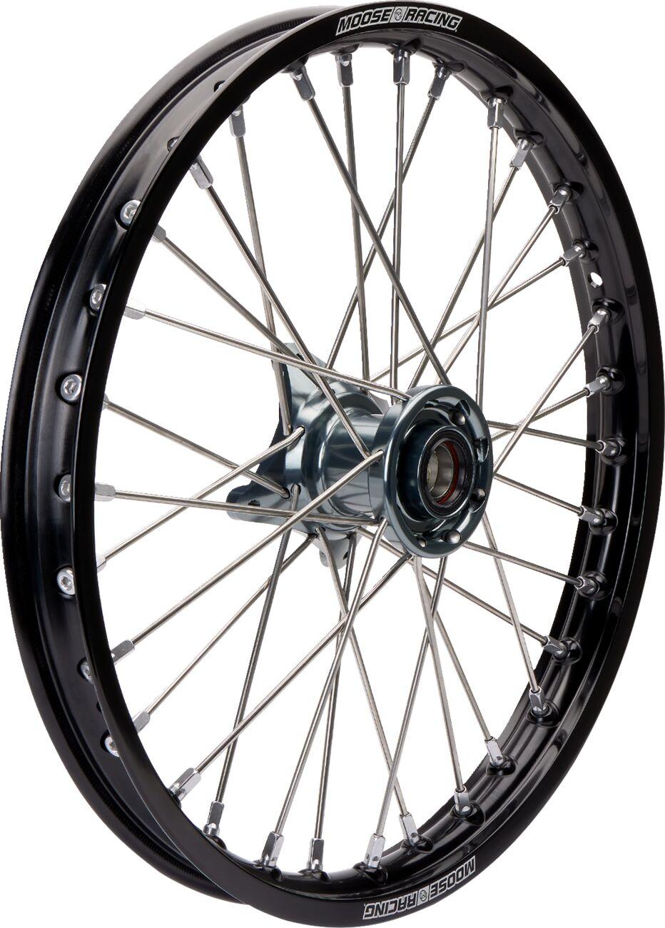 Moose Racing SX-1 Wheel For Gas Gas EC 250 2020-2023 21x1.6 Front - Black Grey