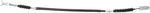 Moose Racing Brake Cable For Kawasaki KFX700 2X4 2004-2009 - Black