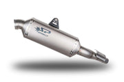 Spark Dakar Exhaust Silencer For Yamaha XTZ 690 2018-2022 Silver