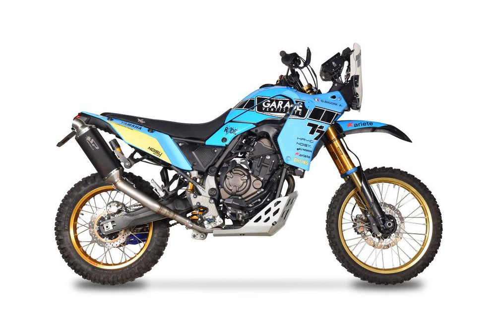 Spark DAKAR Silencer For Yamaha XTZ 690 2019-2022 Black