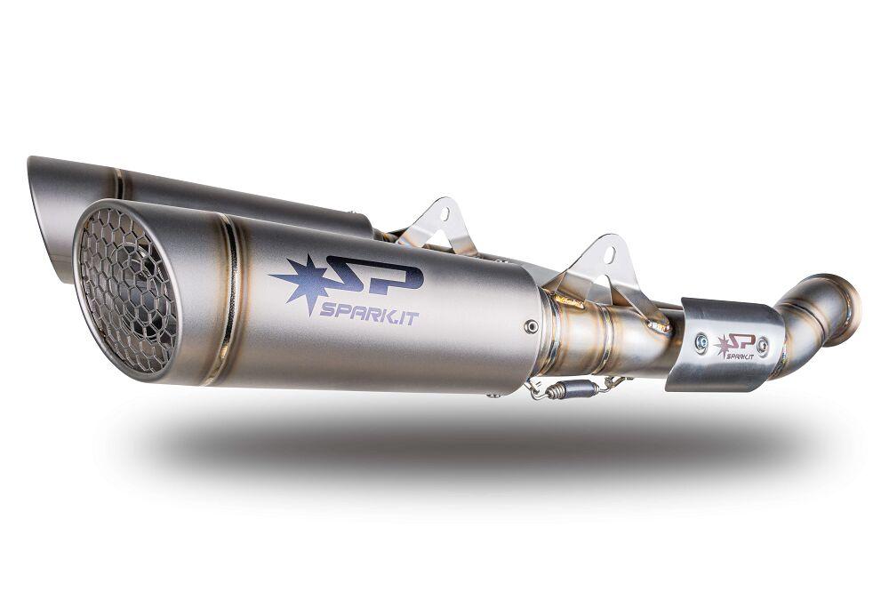 Spark Grid-O Titanium Dual Silencer For KTM Duke 790 2018-2020