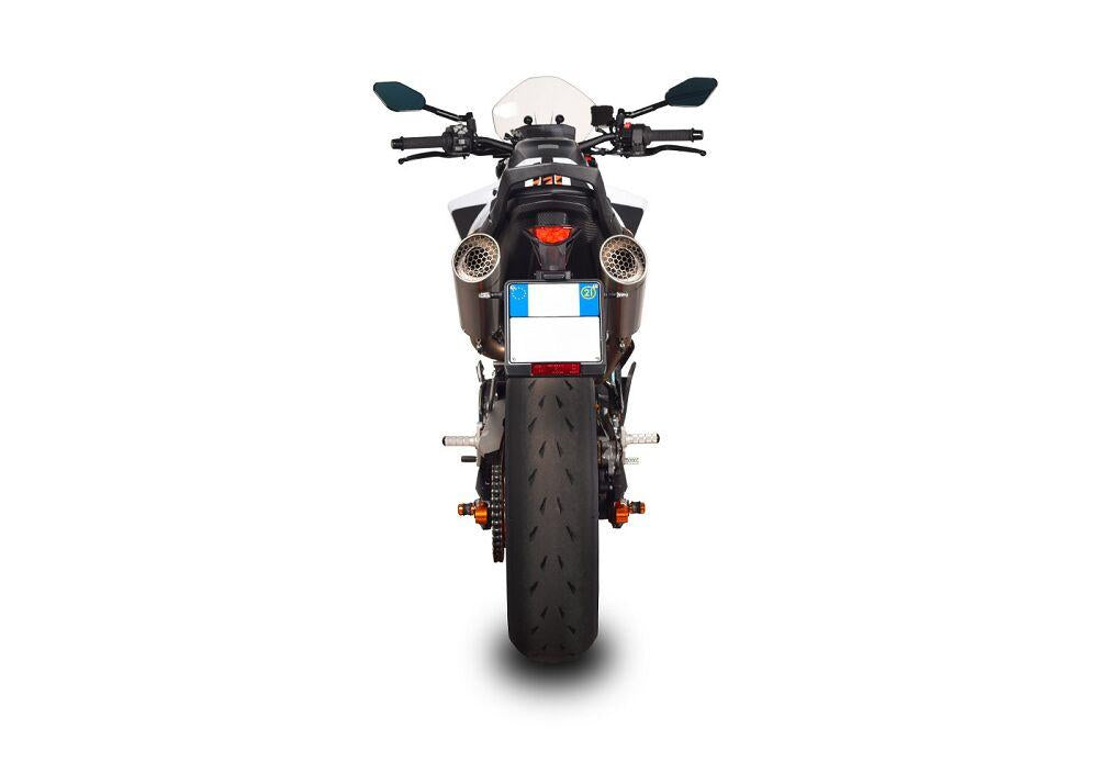 Spark Grid-O Titanium Dual Silencer For KTM Duke 790 2018-2020