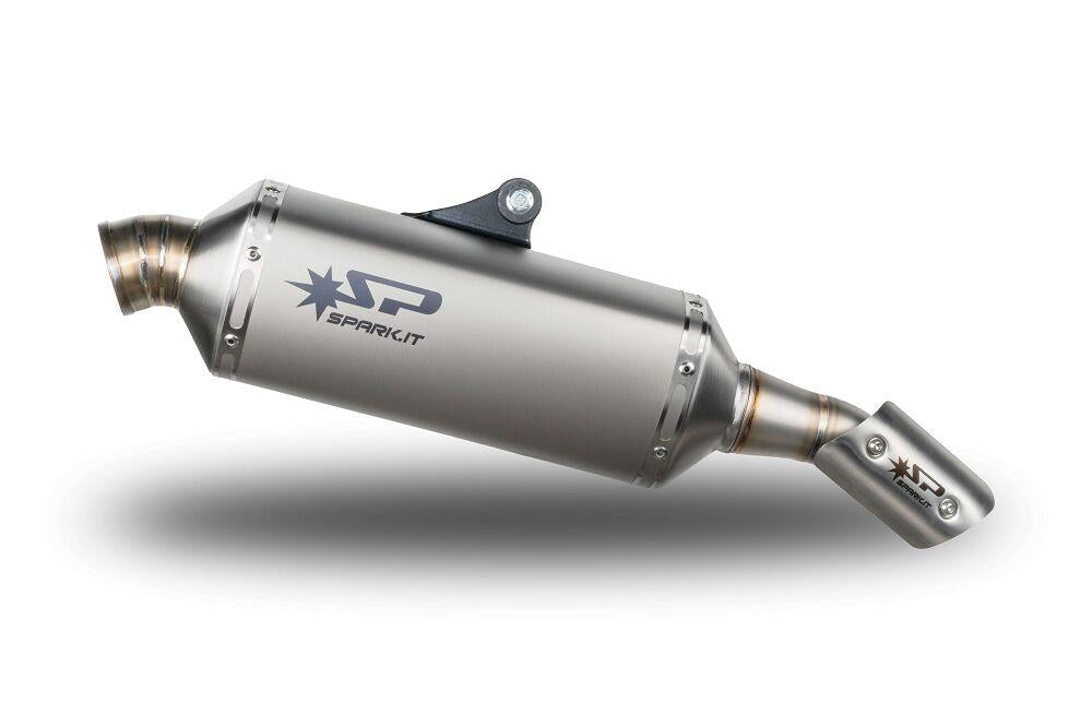 Spark DAKAR Silencer For Aprilia Tuareg 660 2022-2024 Silver
