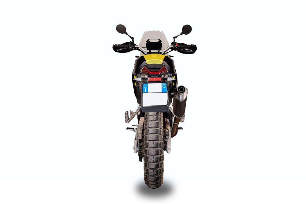 Spark DAKAR Silencer For Aprilia Tuareg 660 2022-2024 Silver