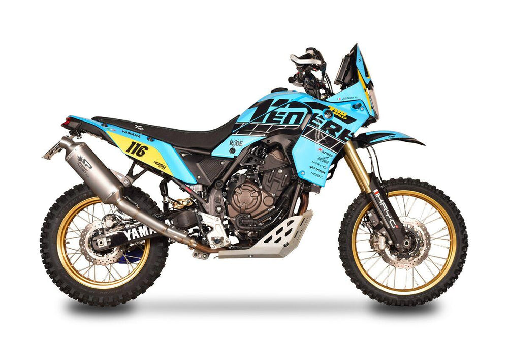 Spark DAKAR Silencer For Yamaha XTZ 690 2019-2022 Silver