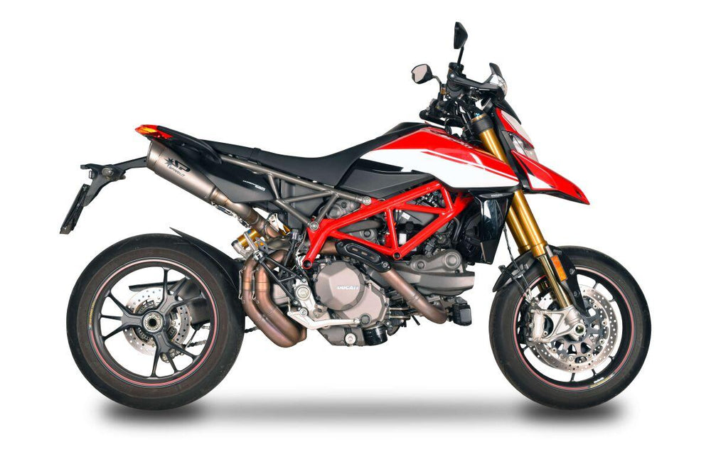 Spark Grid-O Titanium Dual Silencer For Ducati Hypermotard 950 2019-2024