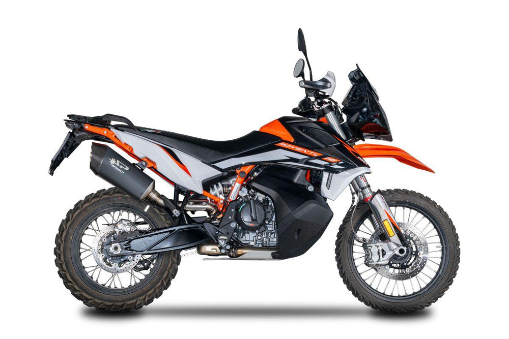 Spark Fighter Evo Silencer For KTM Adventure 790 2023-2025 Black
