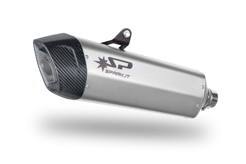 Spark Fighter Evo Silencer For Triumph Tiger 900 2020-2023 Silver