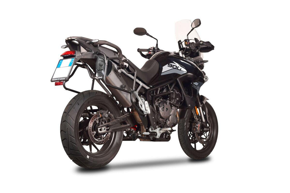 Spark Fighter Evo Silencer For Triumph Tiger 900 2020-2023 Silver