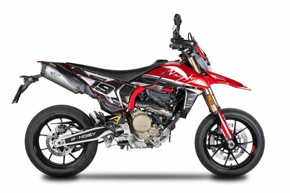 Spark Force Evo Titanium Silencer For Ducati Hypermotard 698 2024-2025