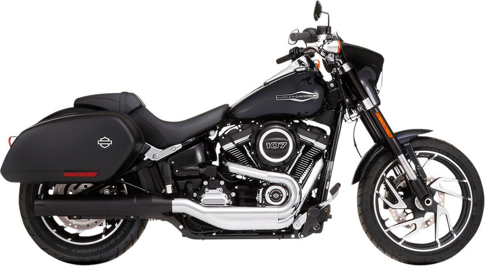 Rinehart 4" Silencer For Harley Davidson FLSB 1750 2018-2024 Right - Black