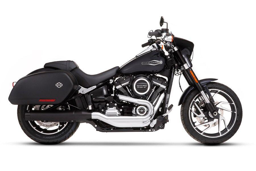 Rinehart 4" Silencer For Harley Davidson FLSB 1750 2018-2024 Right - Black