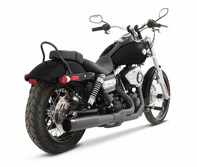 Rinehart Exhaust System 2 into 1 For Harley Davidson FLD 1690 2012-2013 - Black
