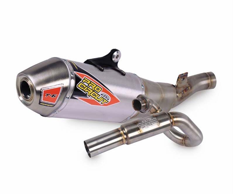 Pro Circuit T-6 Stainless Steel Exhaust System For Kawasaki KX450 2024-2026
