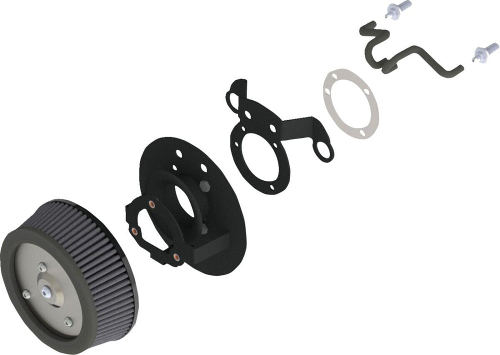 Vance & Hines VO2 Naked Air Intake For Harley Davidson FLDE 1750 ABS 2018-2020 - Black