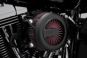 Vance & Hines VO2 Rogue Air Intake Kit For Harley Davidson FLD 1690 2012-2013 - Black/Wrinkle