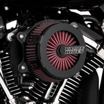Vance & Hines VO2 Cage Fighter Air Intake Kit For Harley Davidson FLDE 1750 2018-2020 - Black/Contrast