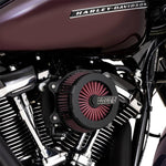 Vance & Hines VO2 Cage Fighter Air Intake Kit For Harley Davidson FLDE 1750 2018-2020 - Black/Contrast