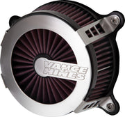 Vance & Hines VO2 Cage Fighter Air Intake Kit For Harley Davidson FLHR 1584 ABS 2008-2011 - Brushed Stainless/Silver