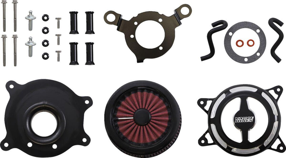 Vance & Hines VO2 Blade Air Intake For Harley Davidson FLD 1690 2012-2013 - Black/Contrast