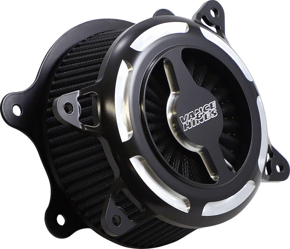 Vance & Hines VO2 Blade Air Intake For Harley Davidson XL1200C 1996-2019 - Black/Contrast