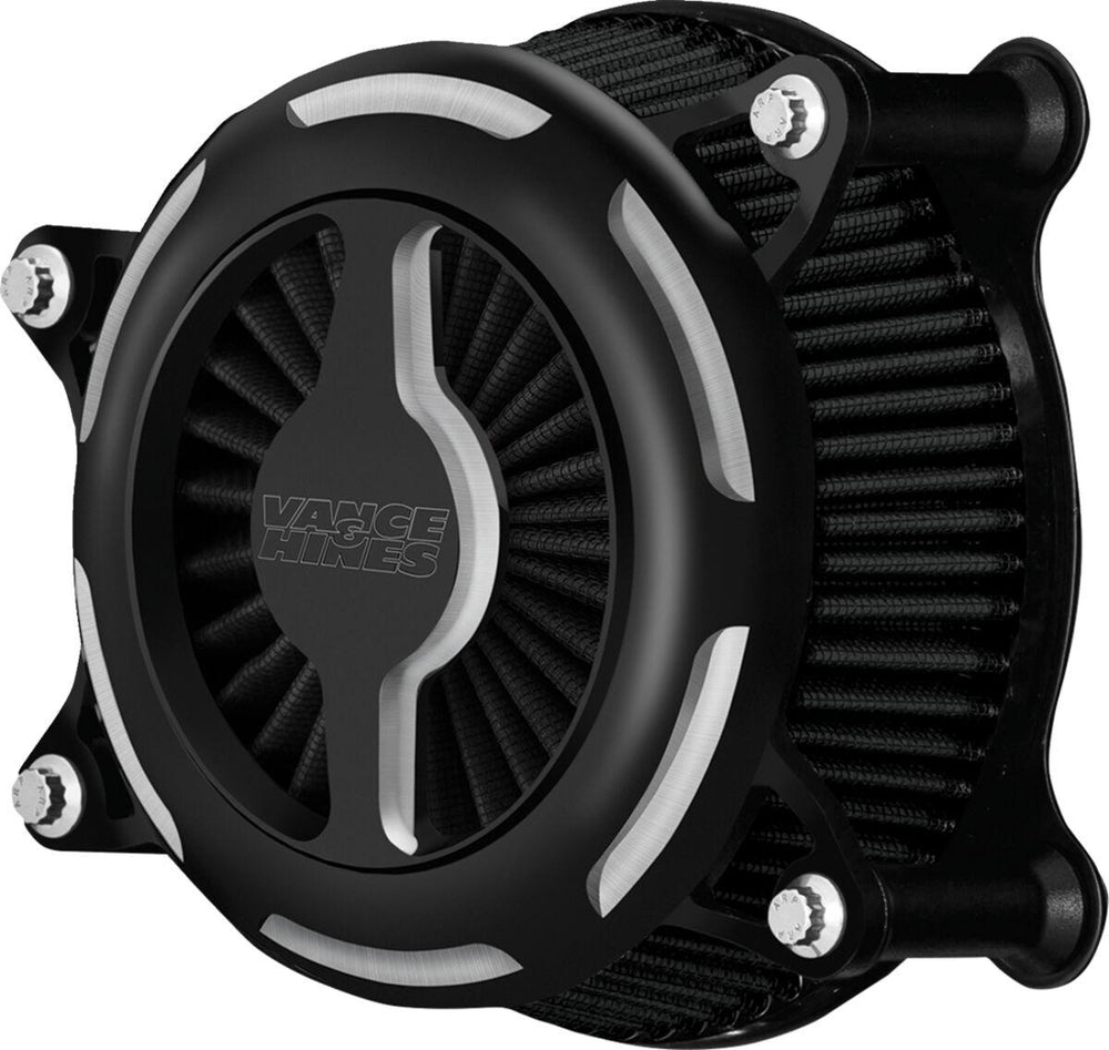 Vance & Hines VO2 Blade Air Intake For Harley Davidson XL1200C 1996-2019 - Black/Contrast