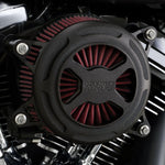 Vance & Hines VO2 X Air Intake For Harley Davidson XL1200C 1996-2019 - Black/Wrinkle
