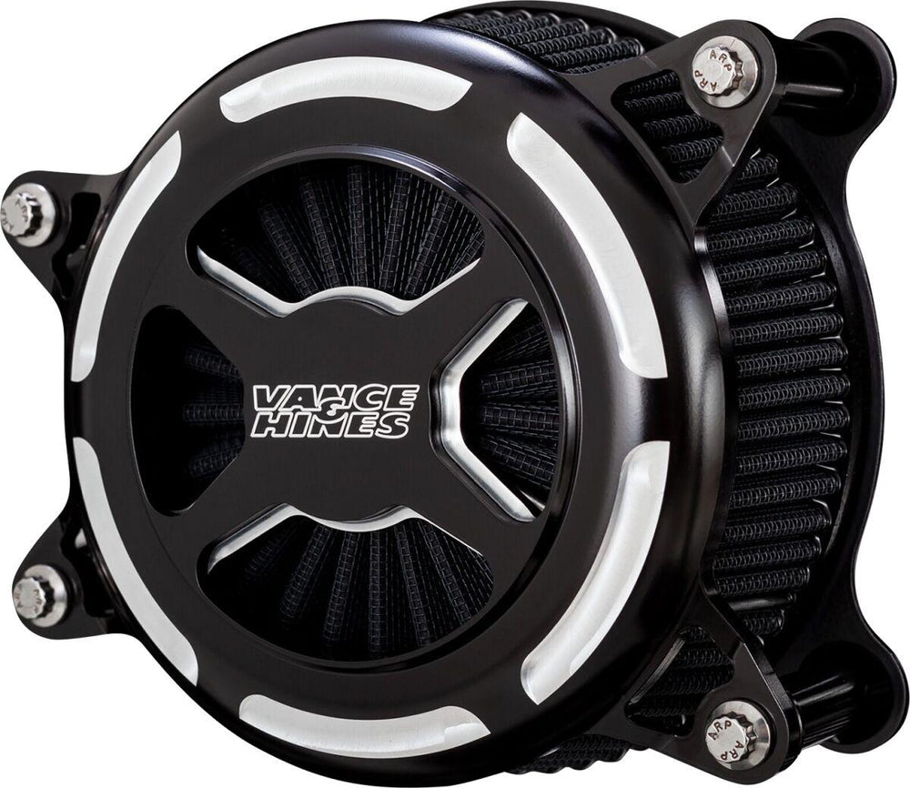 Vance & Hines VO2 X Air Intake For Harley Davidson FLHR 1584 2008-2011 - Black/Contrast
