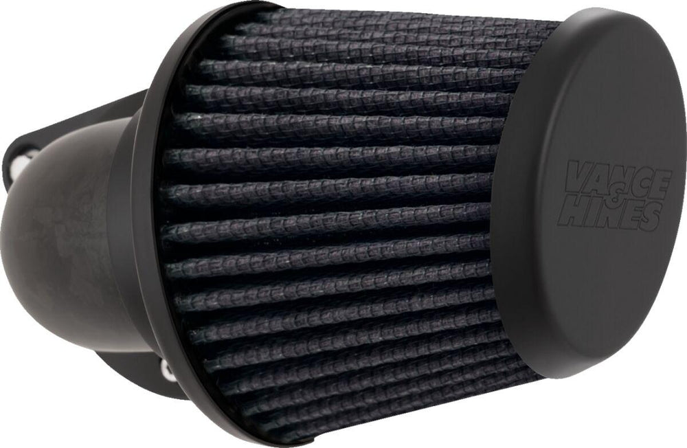 Vance & Hines VO2 Falcon Air Intake For Harley Davidson XL1200C 1996-2020 - Black/Carbon Fibre