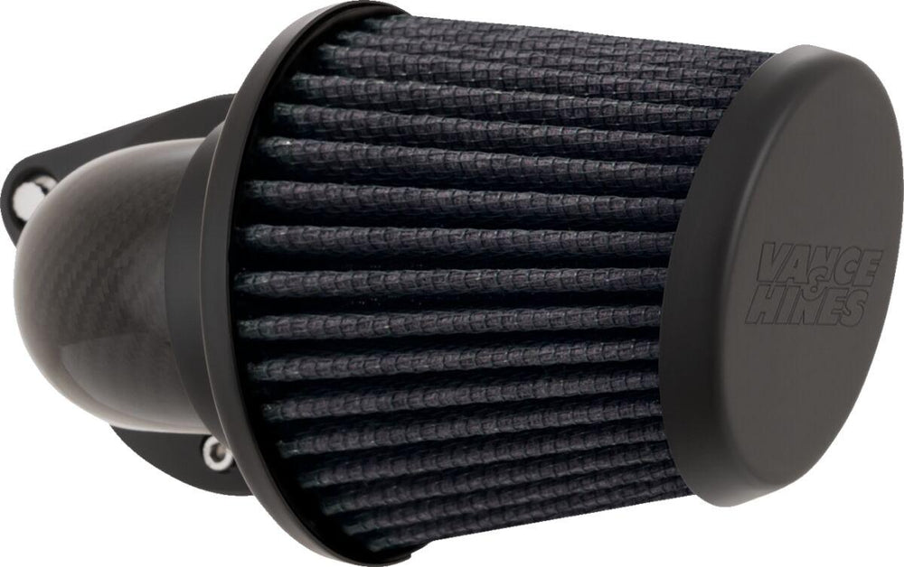 Vance & Hines VO2 Falcon Air Intake For Harley Davidson XL1200C 1996-2020 - Black/Carbon Fibre Weave