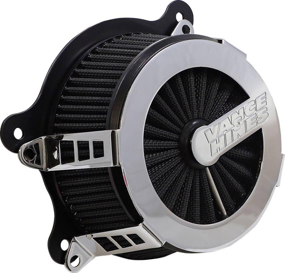 Vance & Hines VO2 Cage Fighter Air Intake Kit For Harley Davidson FLD 1690 2012-2013 - Chrome