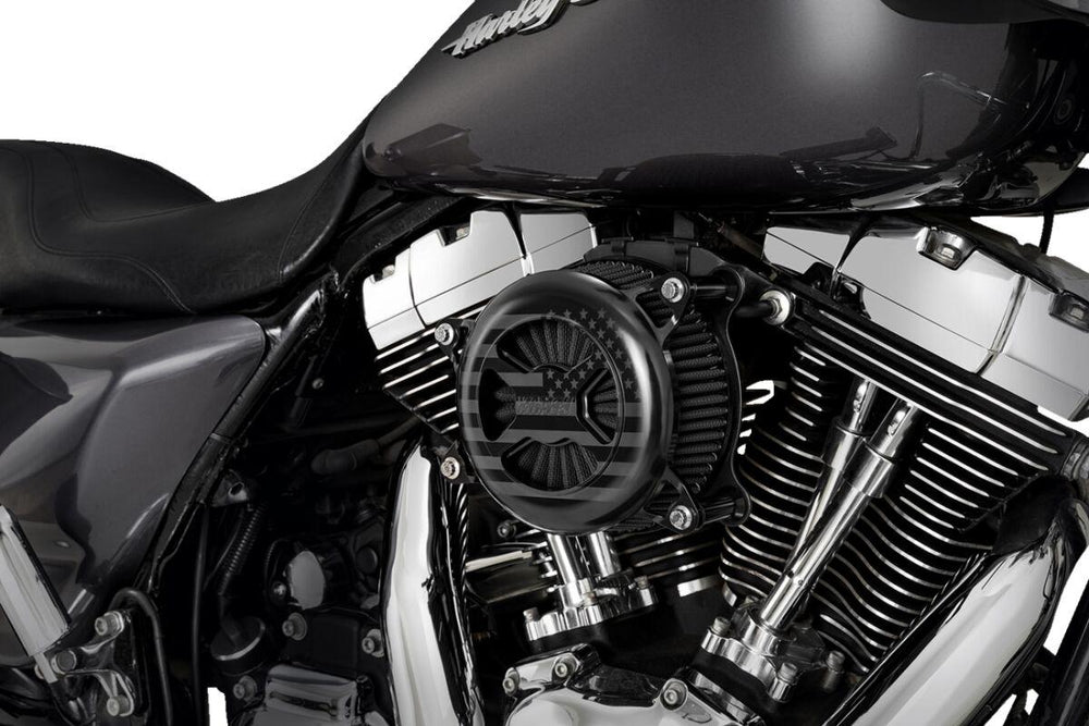 Vance & Hines VO2 America Air Cleaner For Harley Davidson FLD 1690 2012-2013 - Black