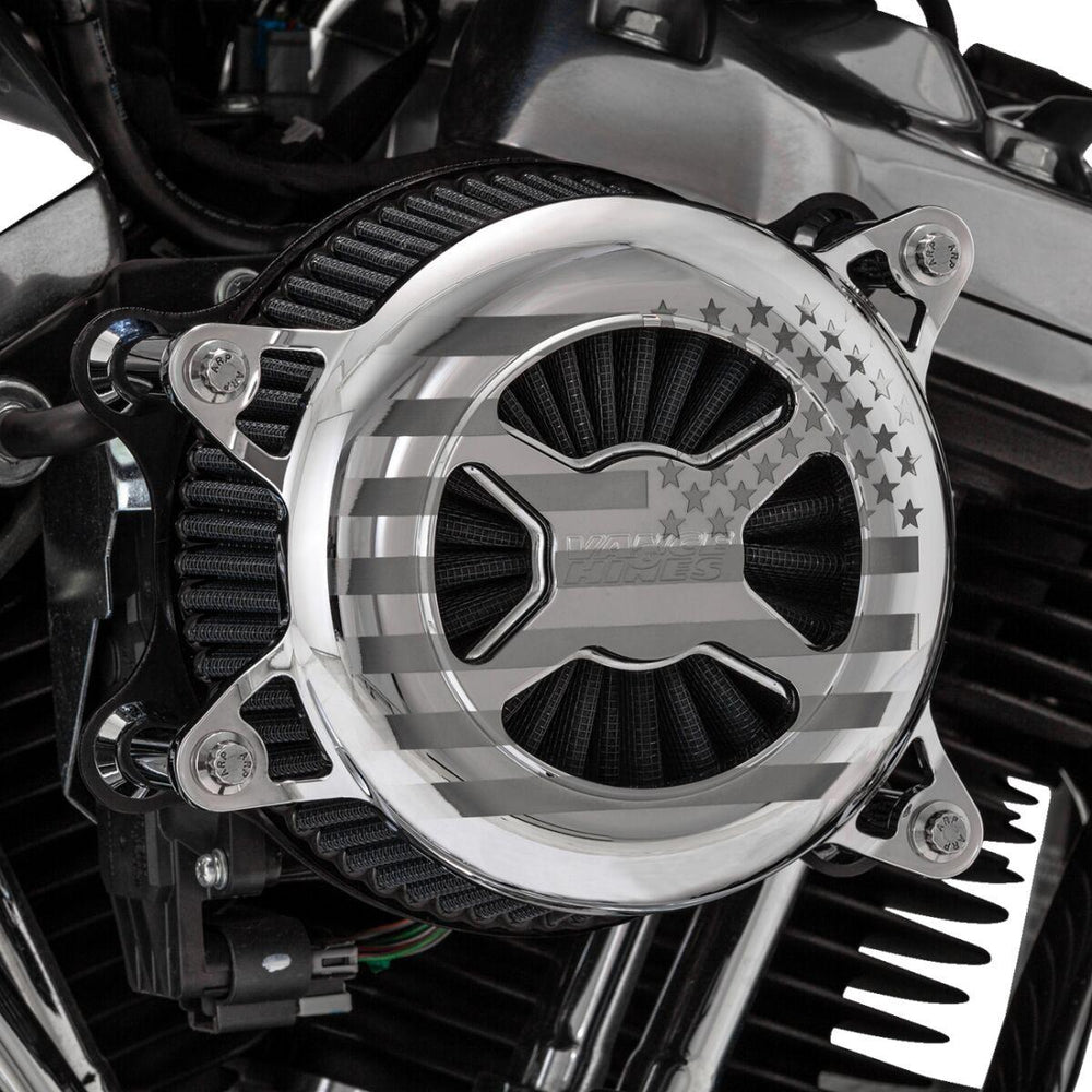 Vance & Hines VO2 America Air Cleaner For Harley Davidson FLDE 1750 ABS 2018-2020 - Chrome