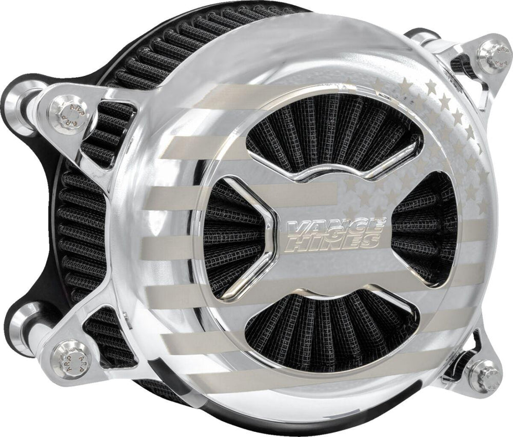 Vance & Hines VO2 America Air Cleaner For Harley Davidson FLFBS 1923 ABS 2025-2026 - Chrome