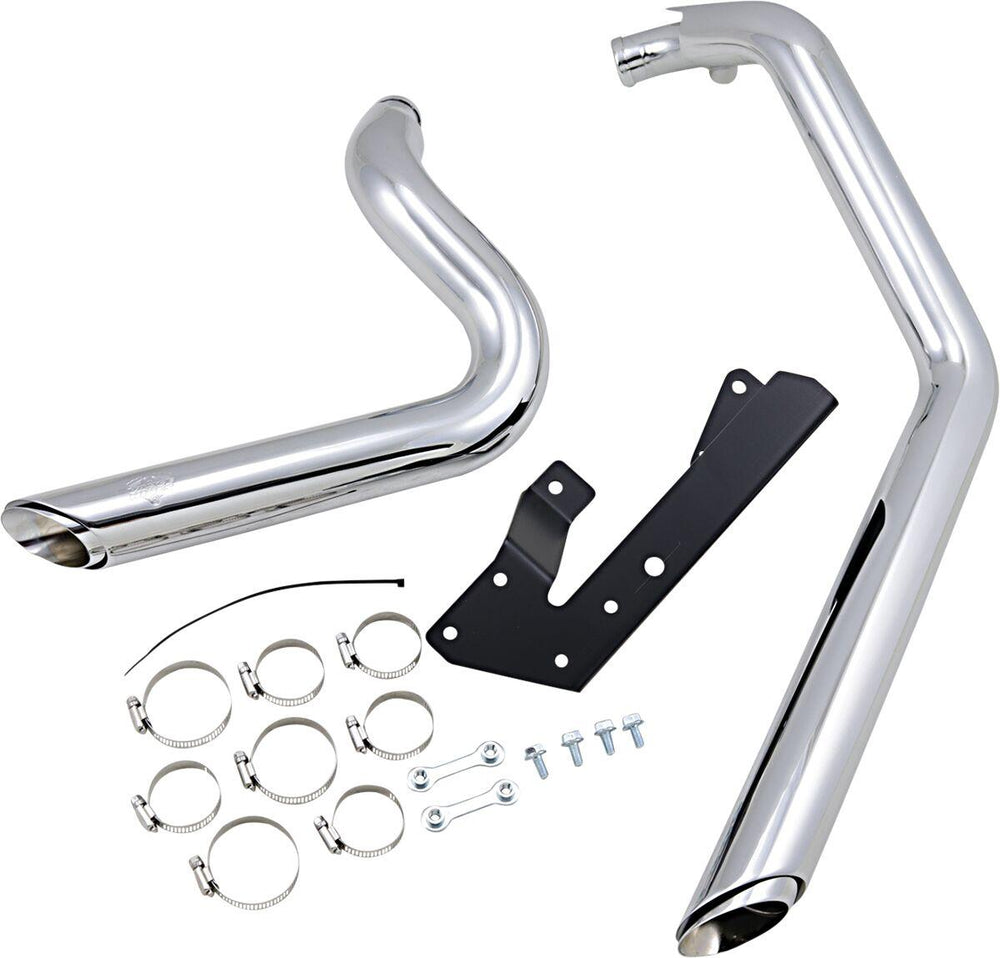 Vance & Hines Shortshots Staggered Exhaust System For Harley Davidson XL 1200 C 2004-2013 - Chrome