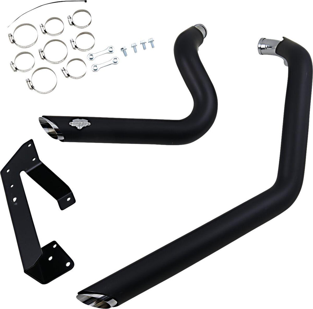 Vance & Hines Shortshots Staggered Exhaust System For Harley Davidson XL 1200 C 2004-2013 - Black
