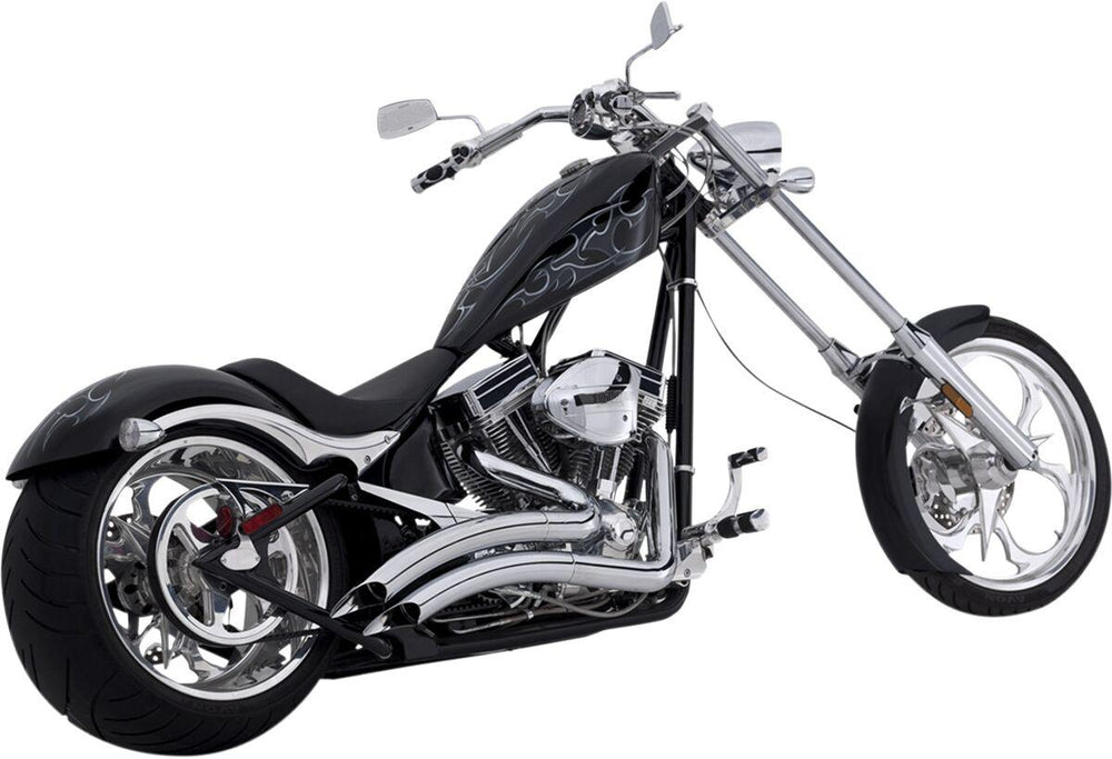 Vance & Hines Big Radius 2:2 Exhaust System For Big Dog K9 1917 2006-2010 - Chrome