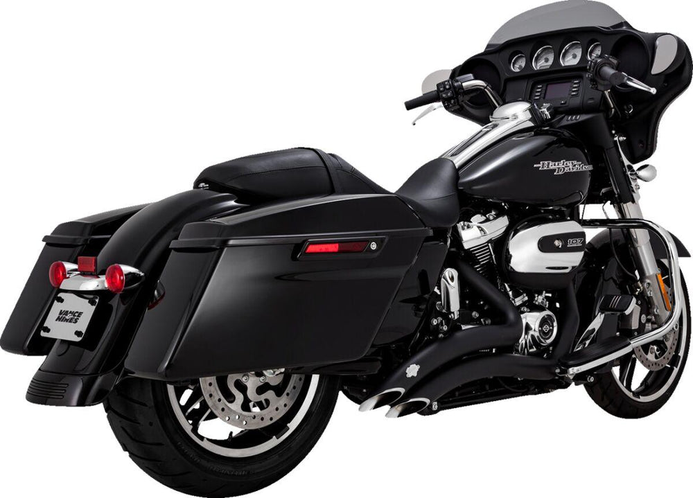 Vance & Hines Big Radius Exhaust System For Harley Davidson FLH 1868 ABS 2021 - Black