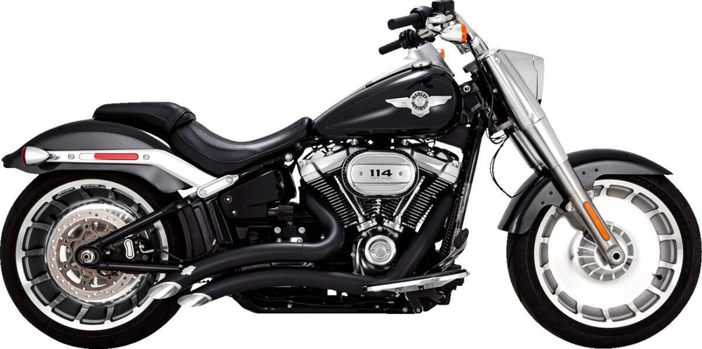 Vance & Hines Big Radius Exhaust System For Harley Davidson FLFB 1750 2018-2020 - Black